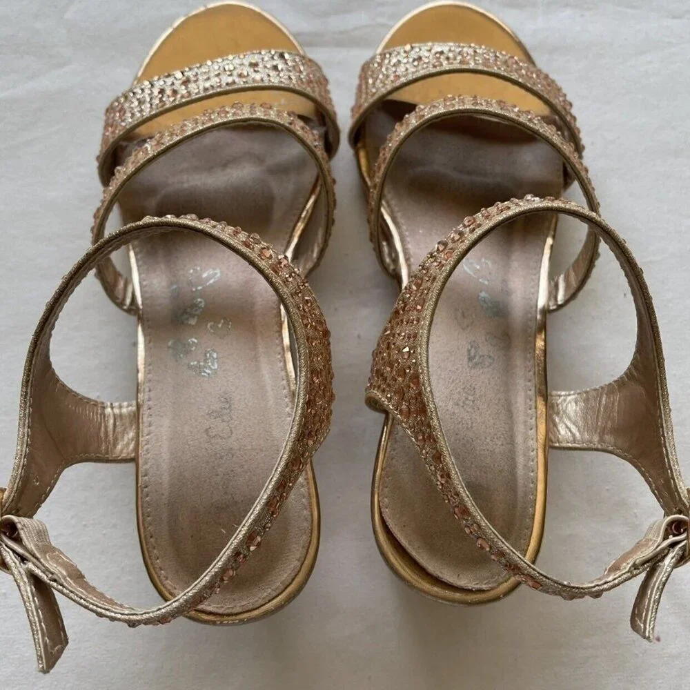 Olive & Edie Girls Dress Sandals Size 4 - Picture 7 of 10
